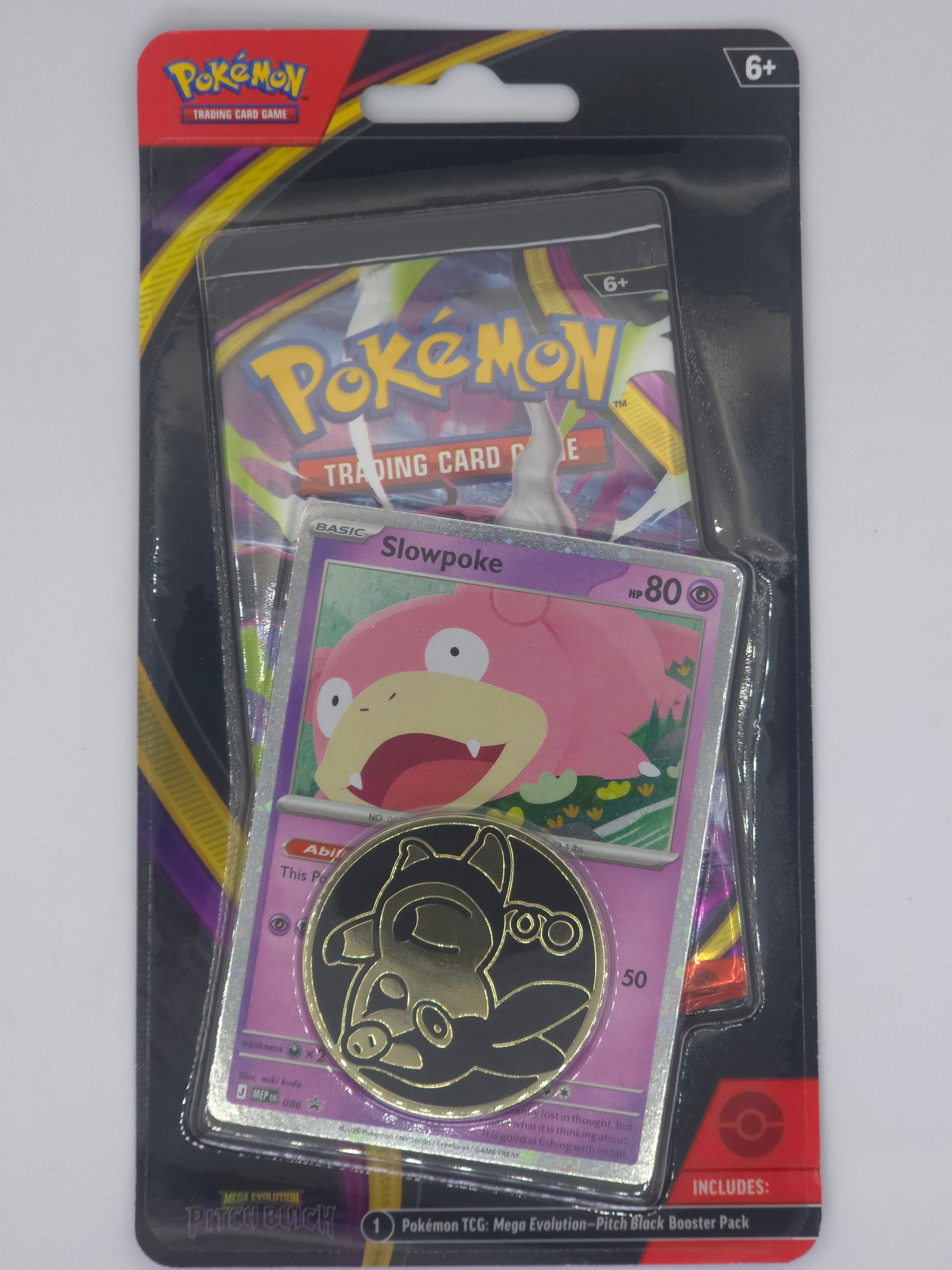 Pokemon Mega Evolution: Pitch Black Checklane Blister (slowpoke)