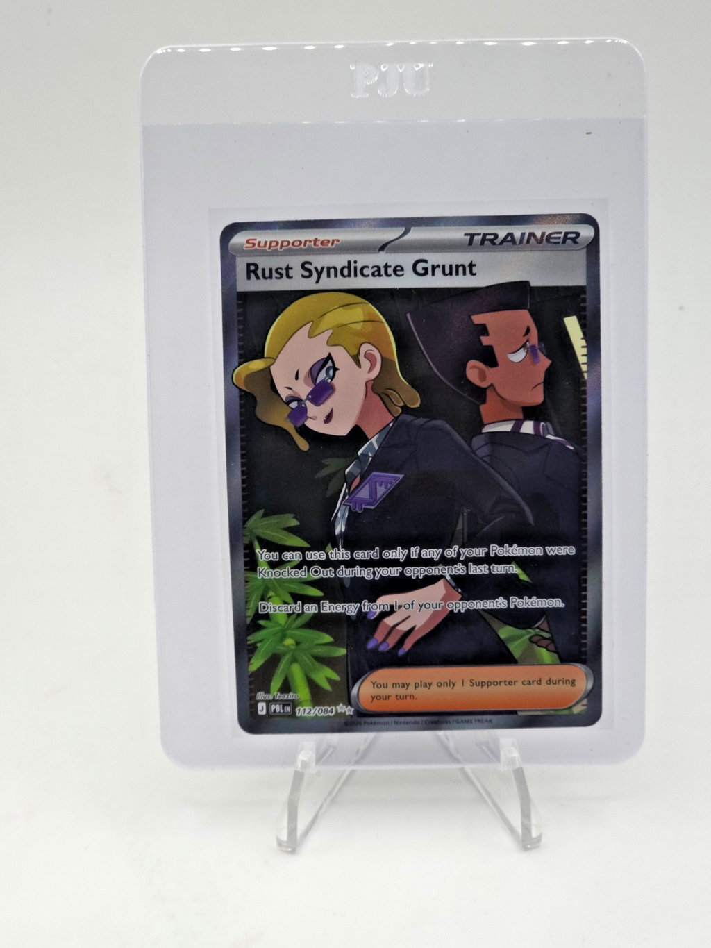 Rust Syndicate Grunt 112/084 Me05: Pitch Black Holo