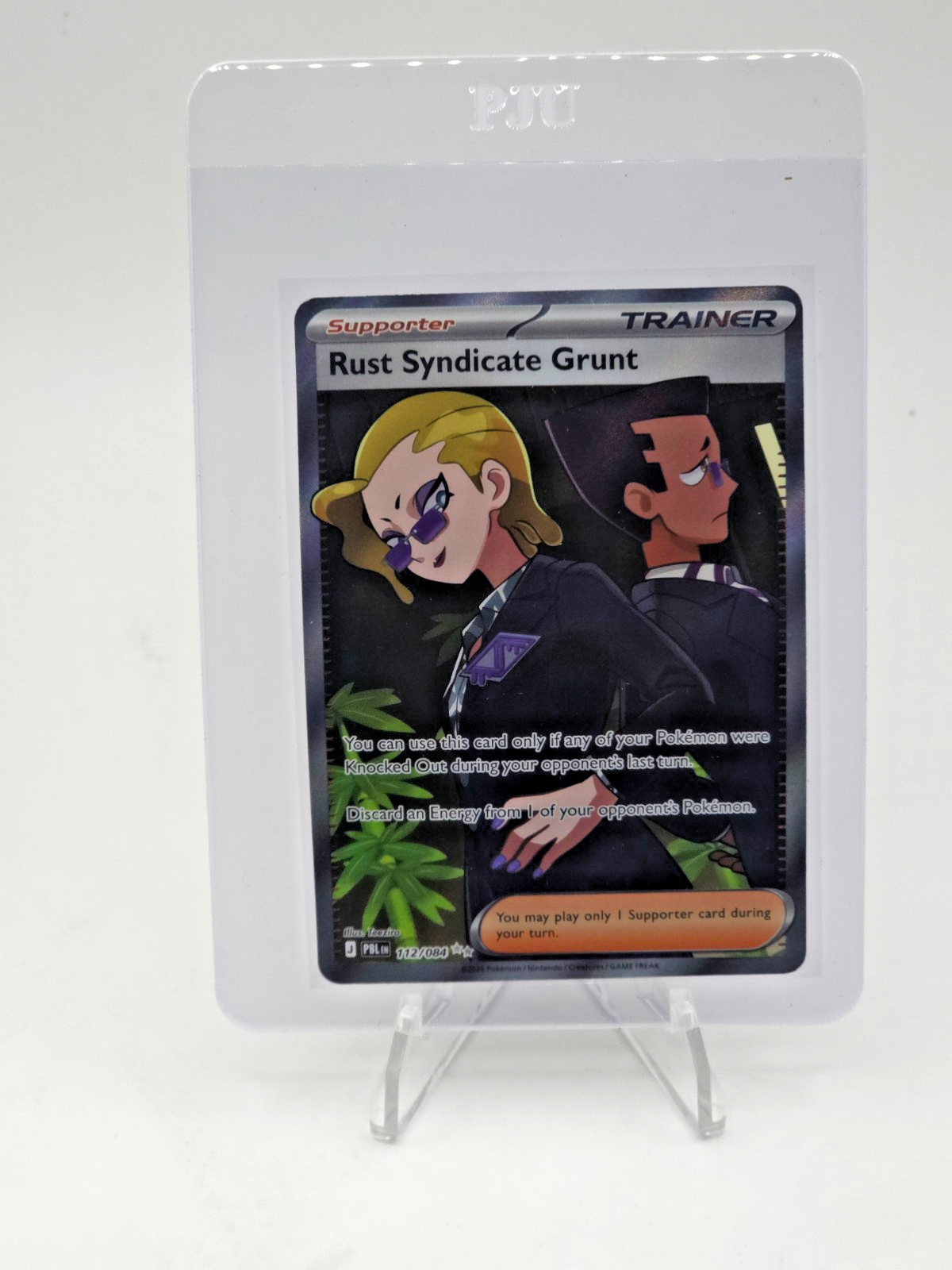 Rust Syndicate Grunt 112/084 Me05: Pitch Black Holo