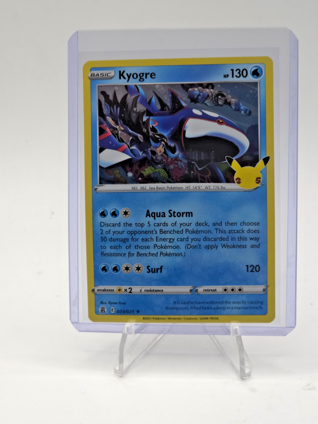 Kyogre 003/025 Celebrations Holo