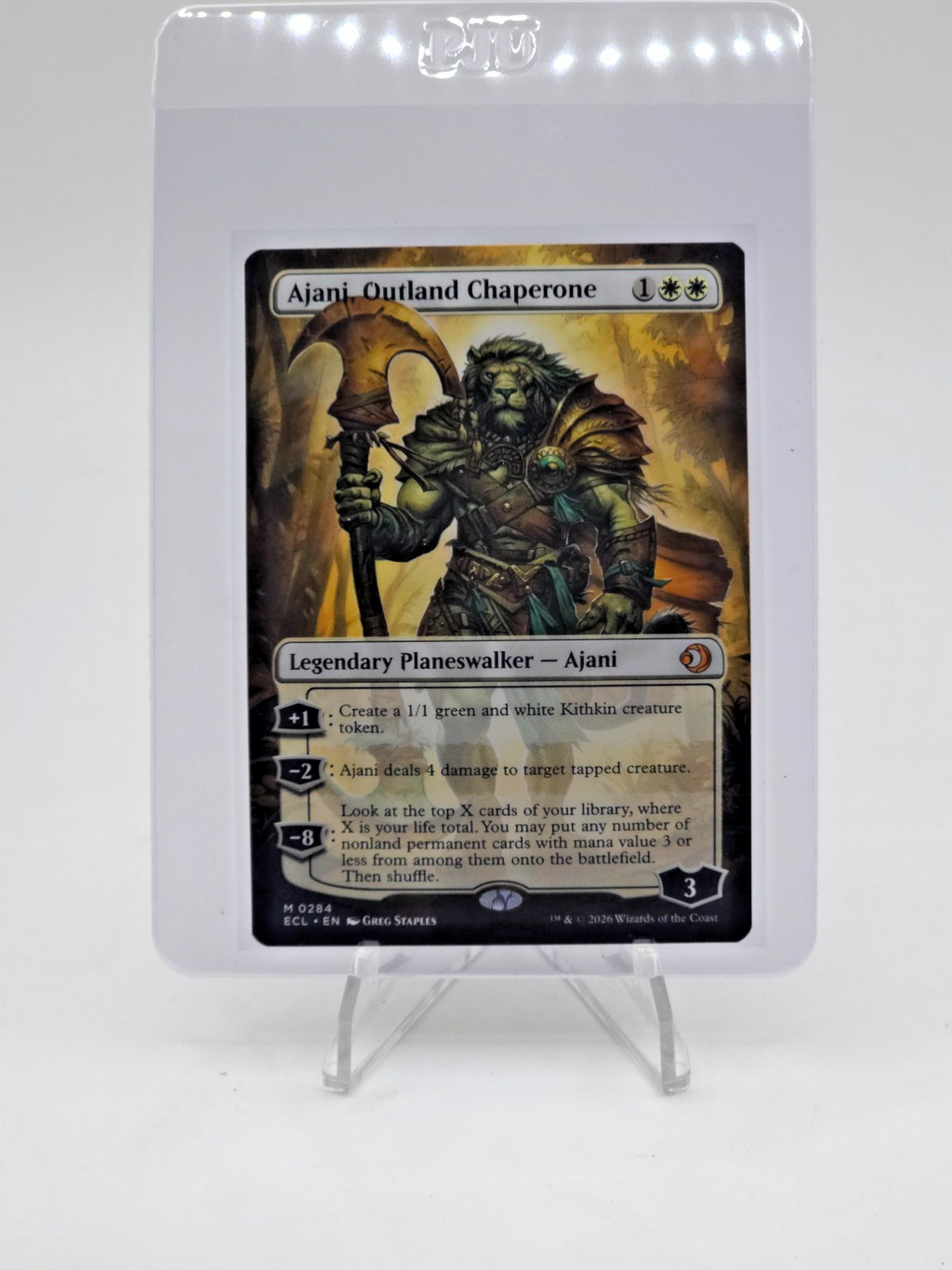 Ajani, Outland Chaperone (Borderless) Lorwyn Eclipsed Regular