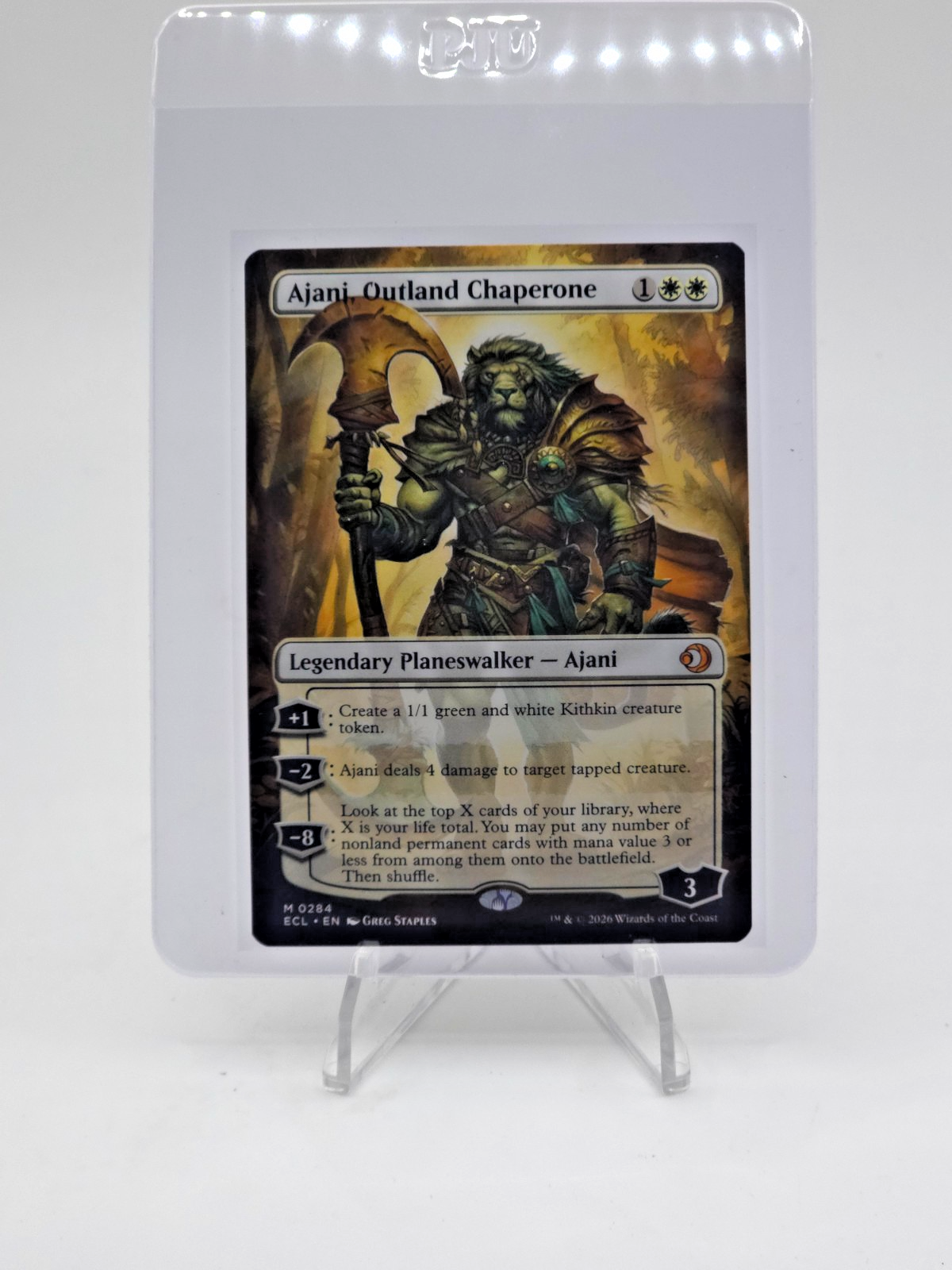 Ajani, Outland Chaperone (Borderless) Lorwyn Eclipsed Regular