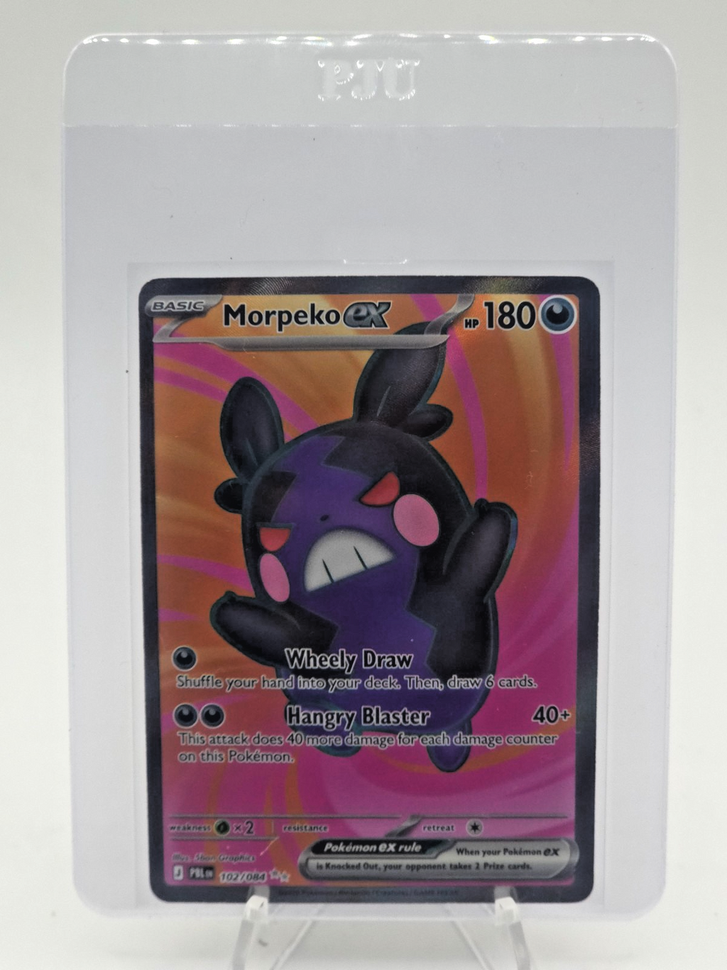 Morpeko ex 102/084 Me05: Pitch Black Holo