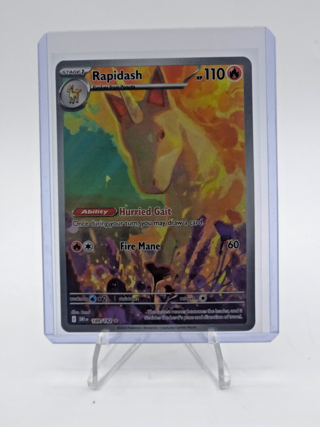 Rapidash 189/182 Sv10: Destined Rivals Holo