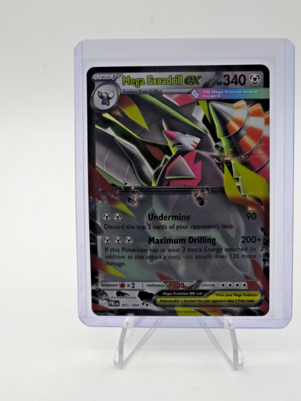 Mega Excadrill ex 065/084 Me05: Pitch Black Holo