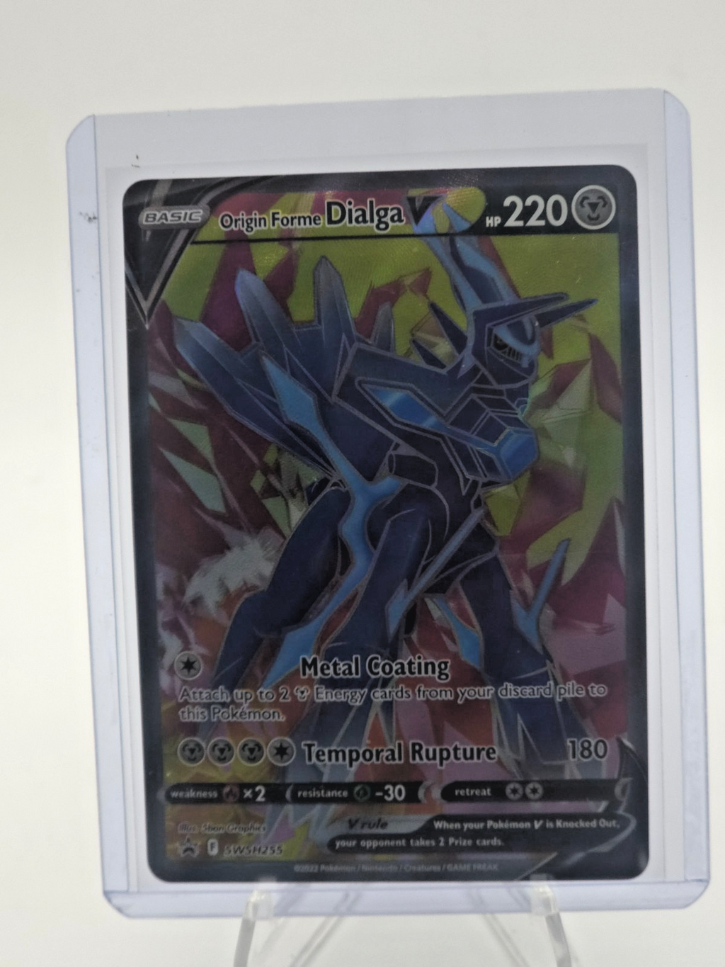 Origin Forme Dialga V SWSH255 SWSH: Sword & Shield Promo Cards Holo
