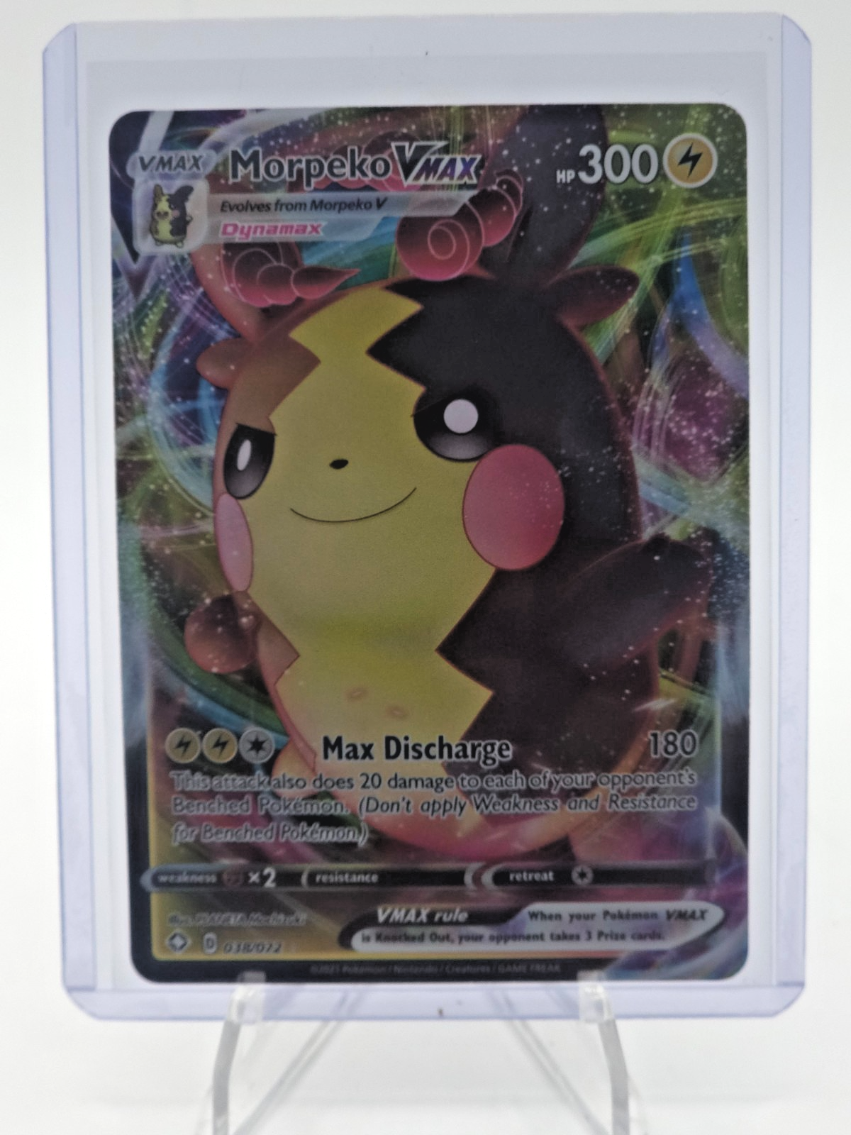 Morpeko VMAX 038/072 Shining Fates Holo