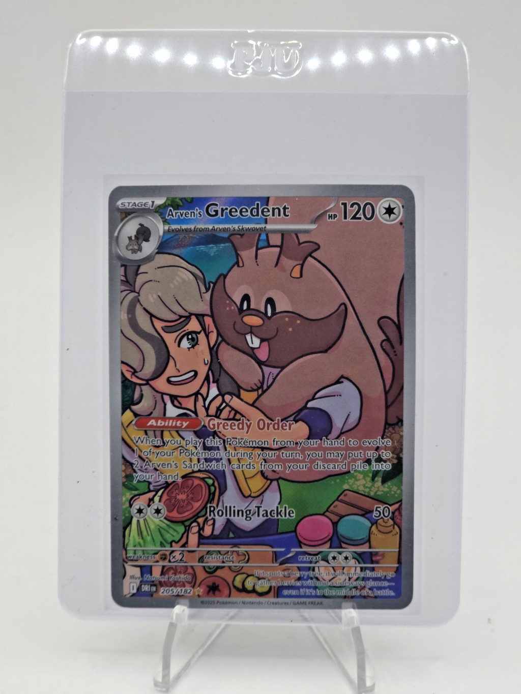 Arven's Greedent 205/182 Sv10: Destined Rivals Holo