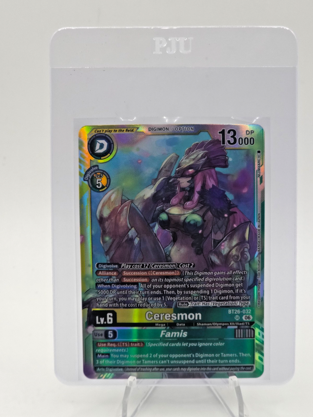 Ceresmon / Famis BT26-032 Super Rare Digimon Timeless Bonds