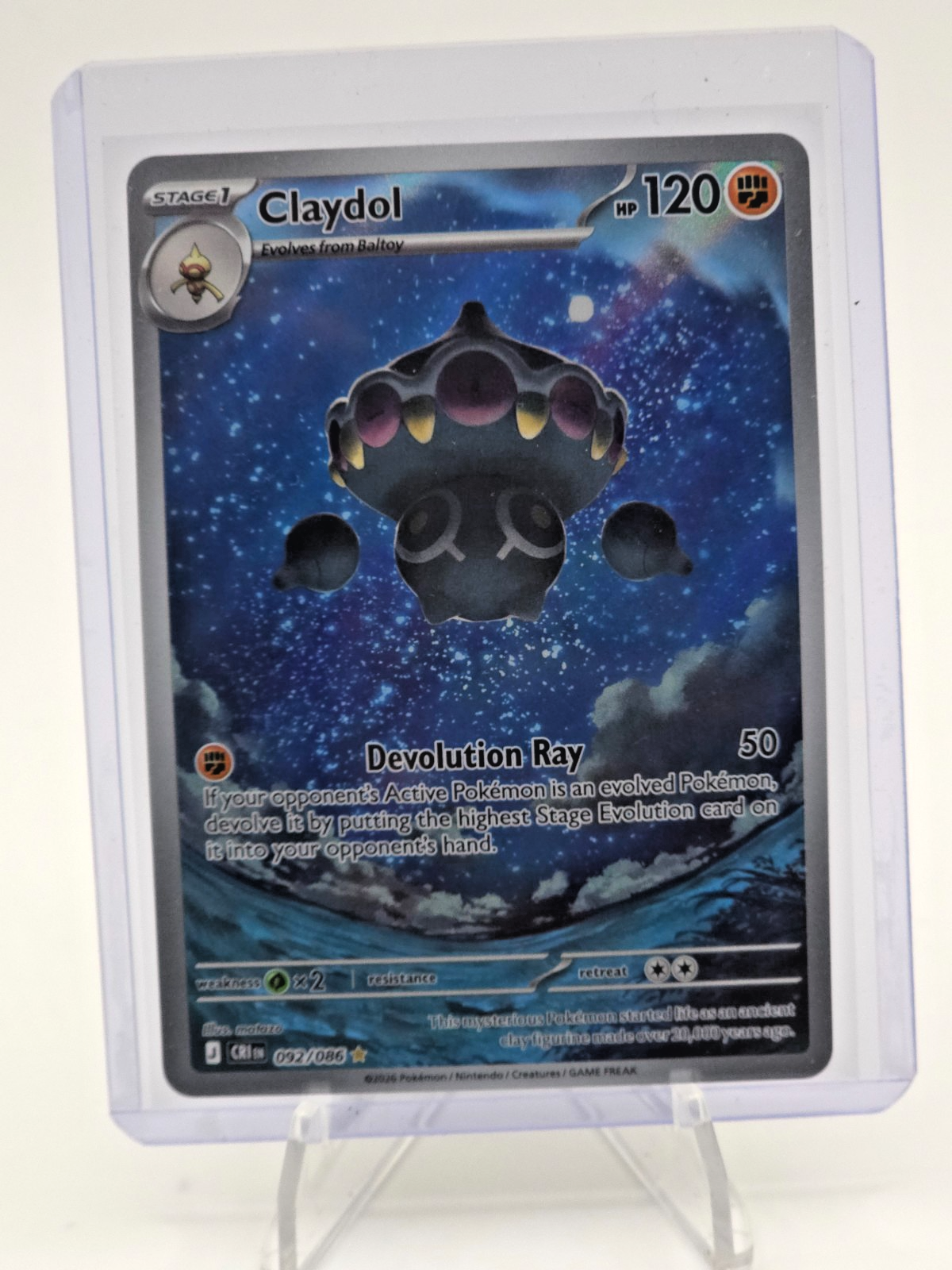 Claydol 092/086 Me04: Chaos Rising Holo