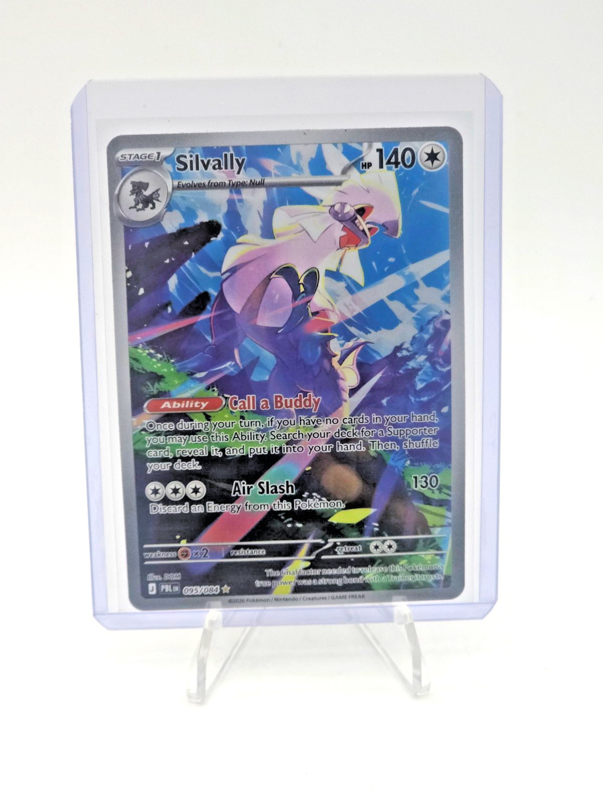 Silvally 095/084 Me05: Pitch Black Holo