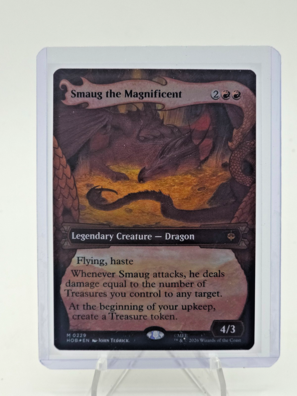 Smaug the Magnificent (Showcase) The Hobbit Foil
