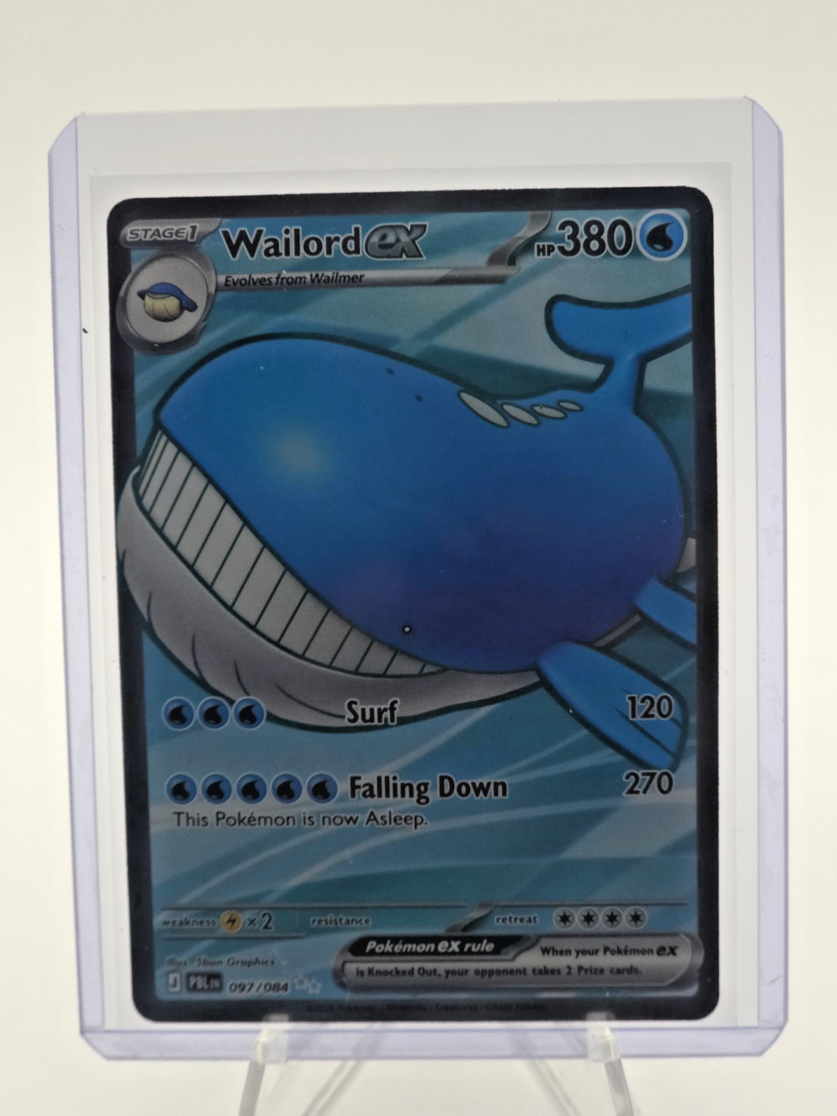 Wailord ex 097/084 Me05: Pitch Black Holo