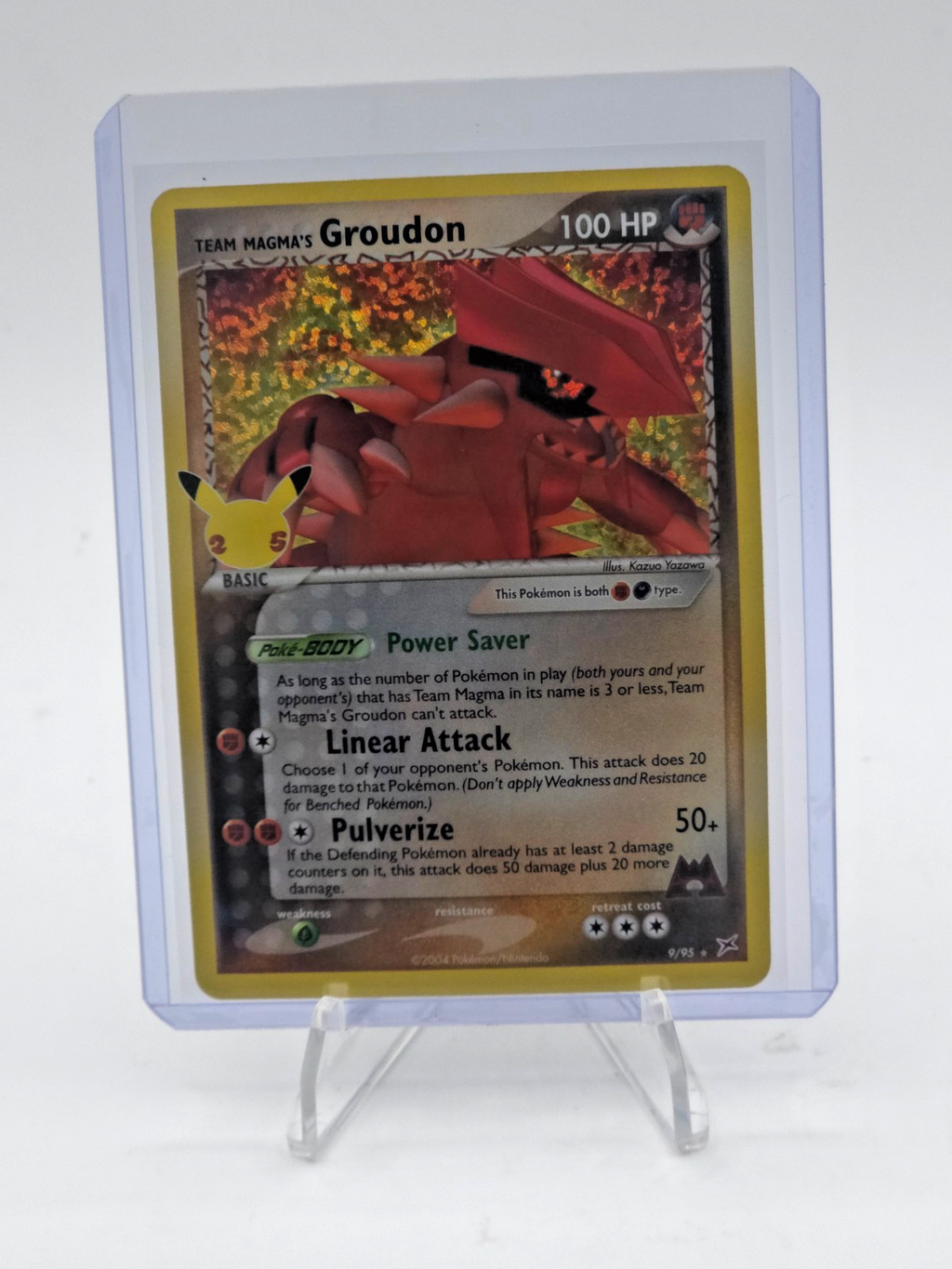 Team Magma's Groudon 9/95 Celebrations: Classic Collection Holo