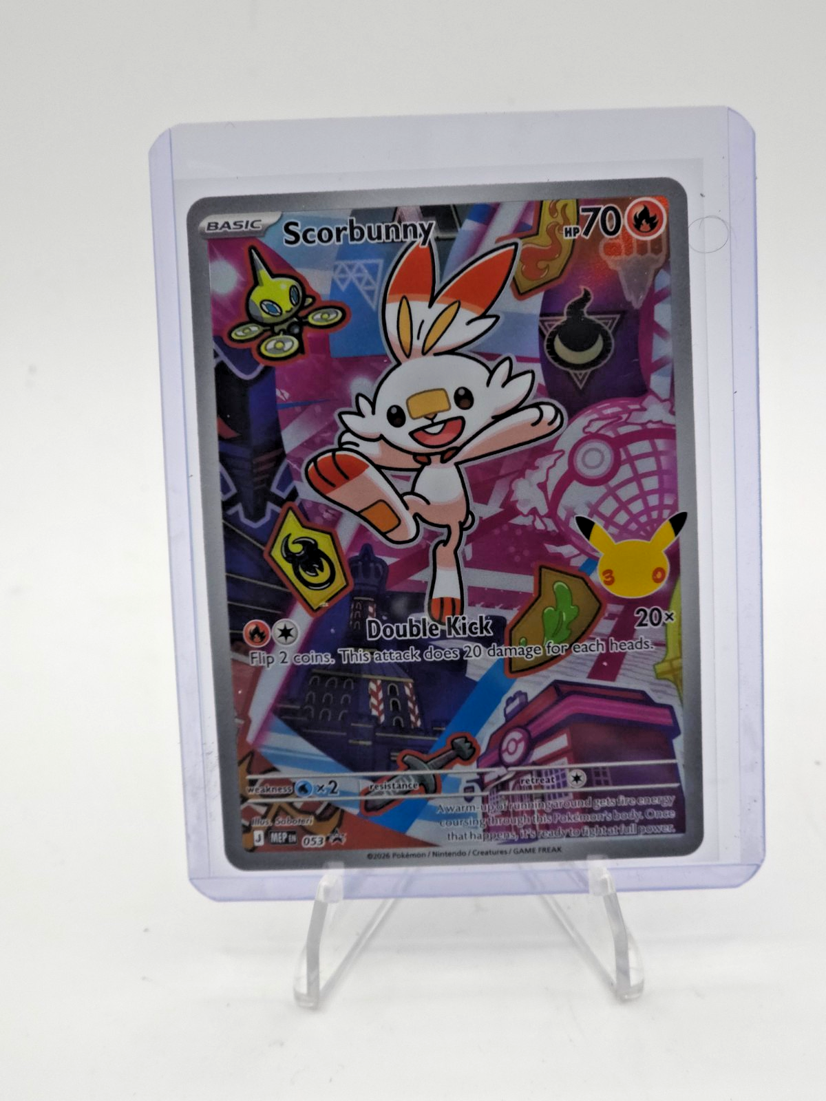 Scorbunny 053 Me: Mega Evolution Promo Holo