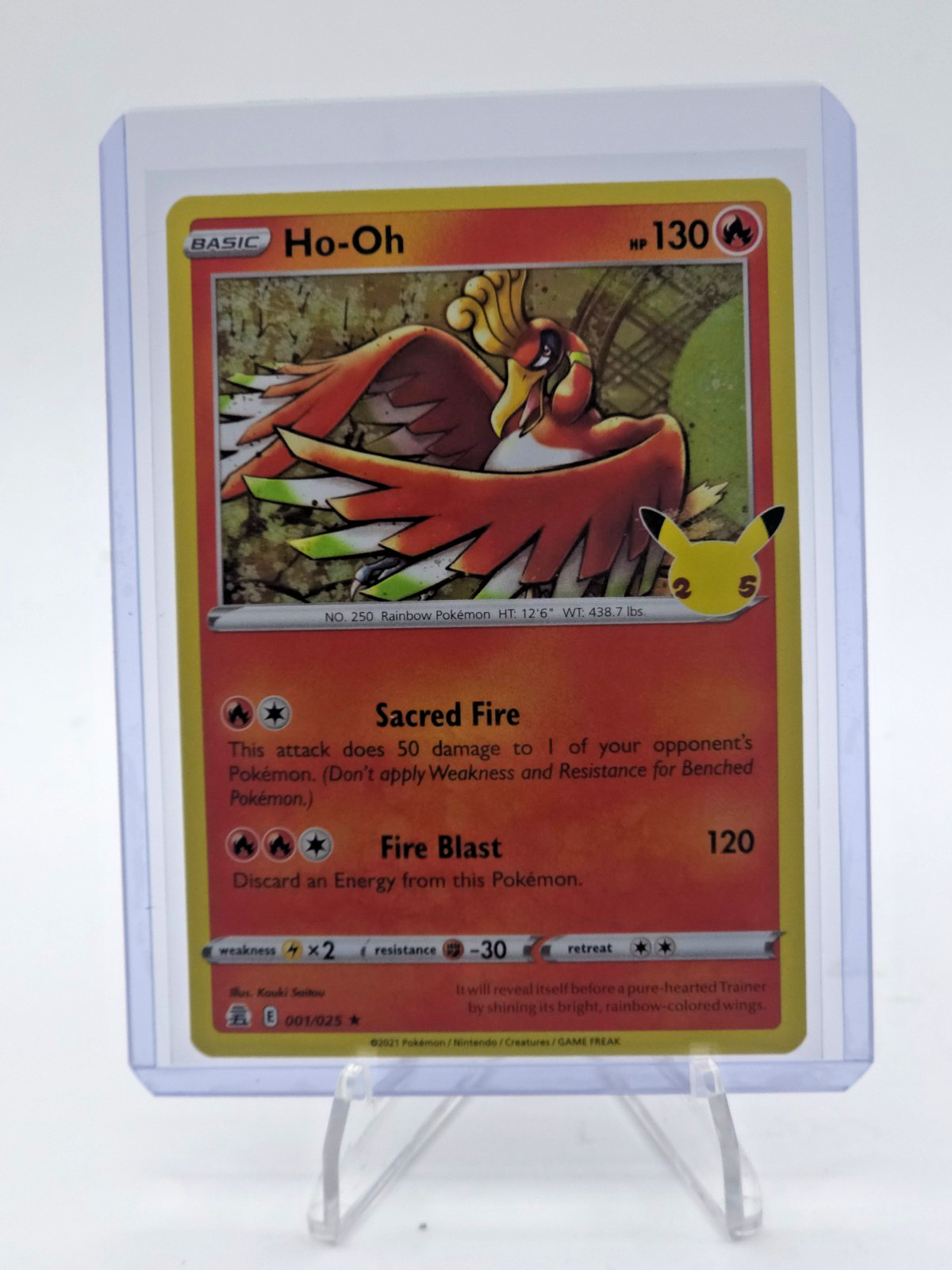 Ho-Oh 001/025 Celebrations Holo