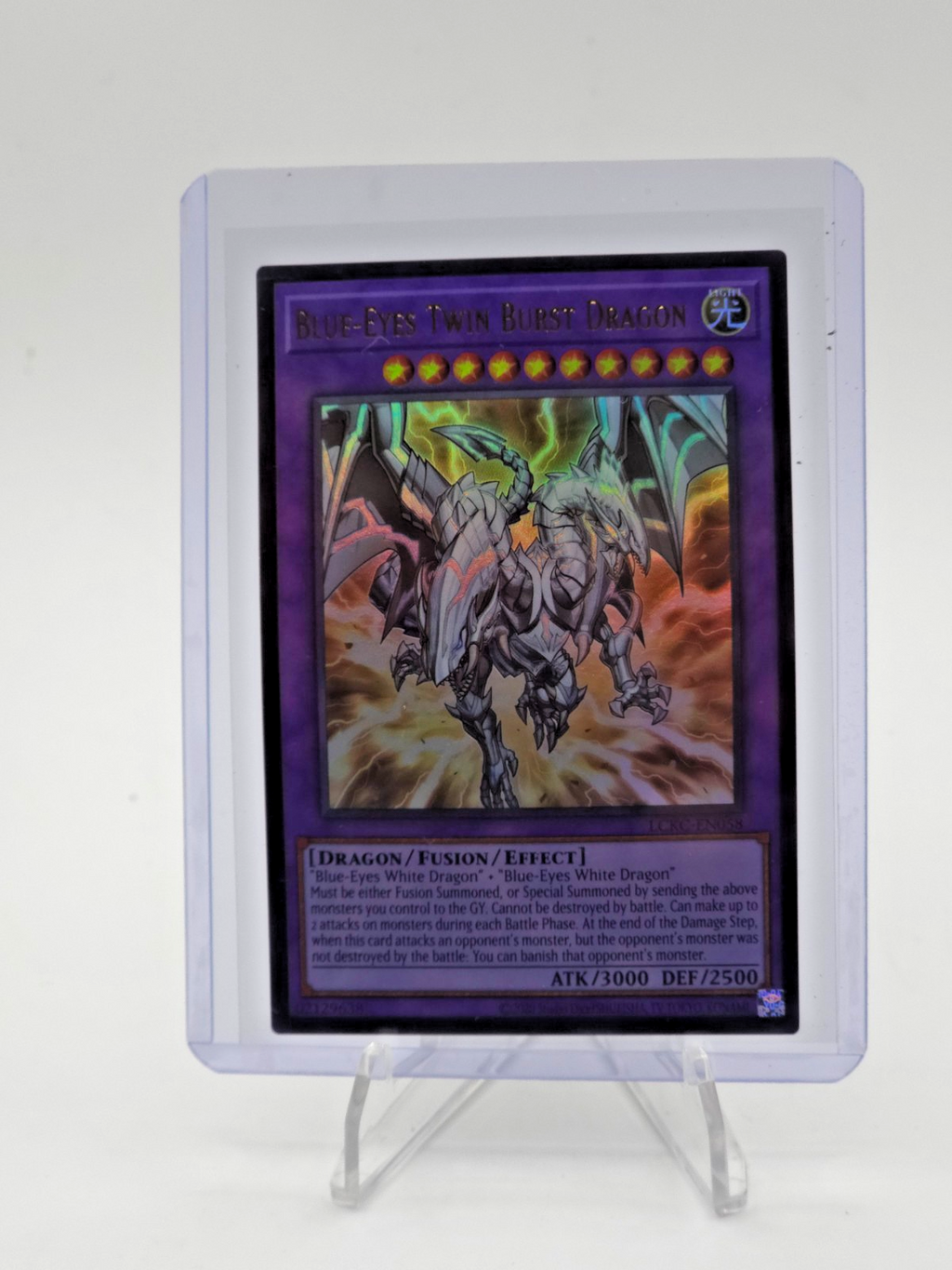 Blue-Eyes Twin Burst Dragon LCKC-EN058 Legendary Collection Kaiba...