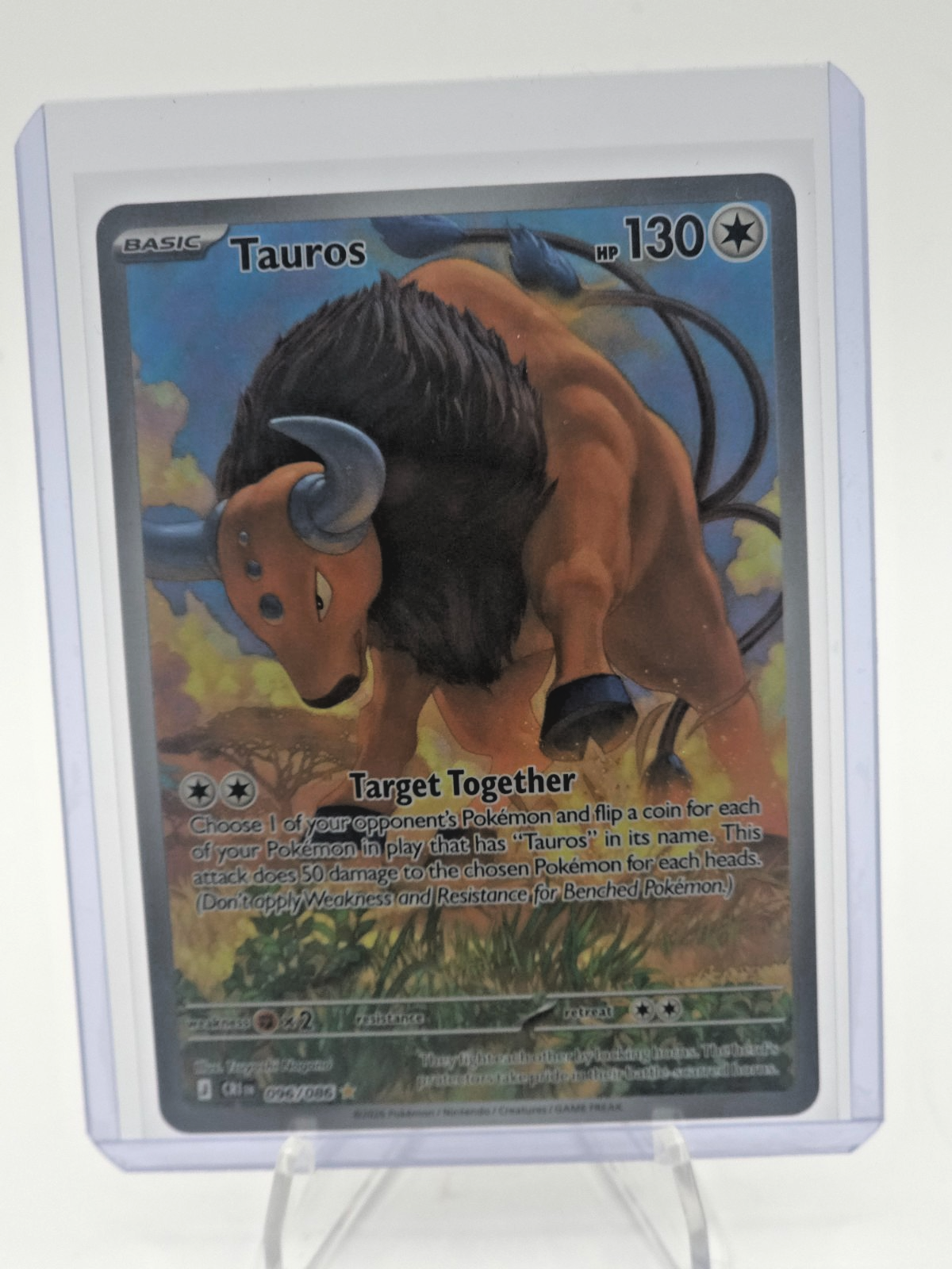Tauros 096/086 Me04: Chaos Rising Holo