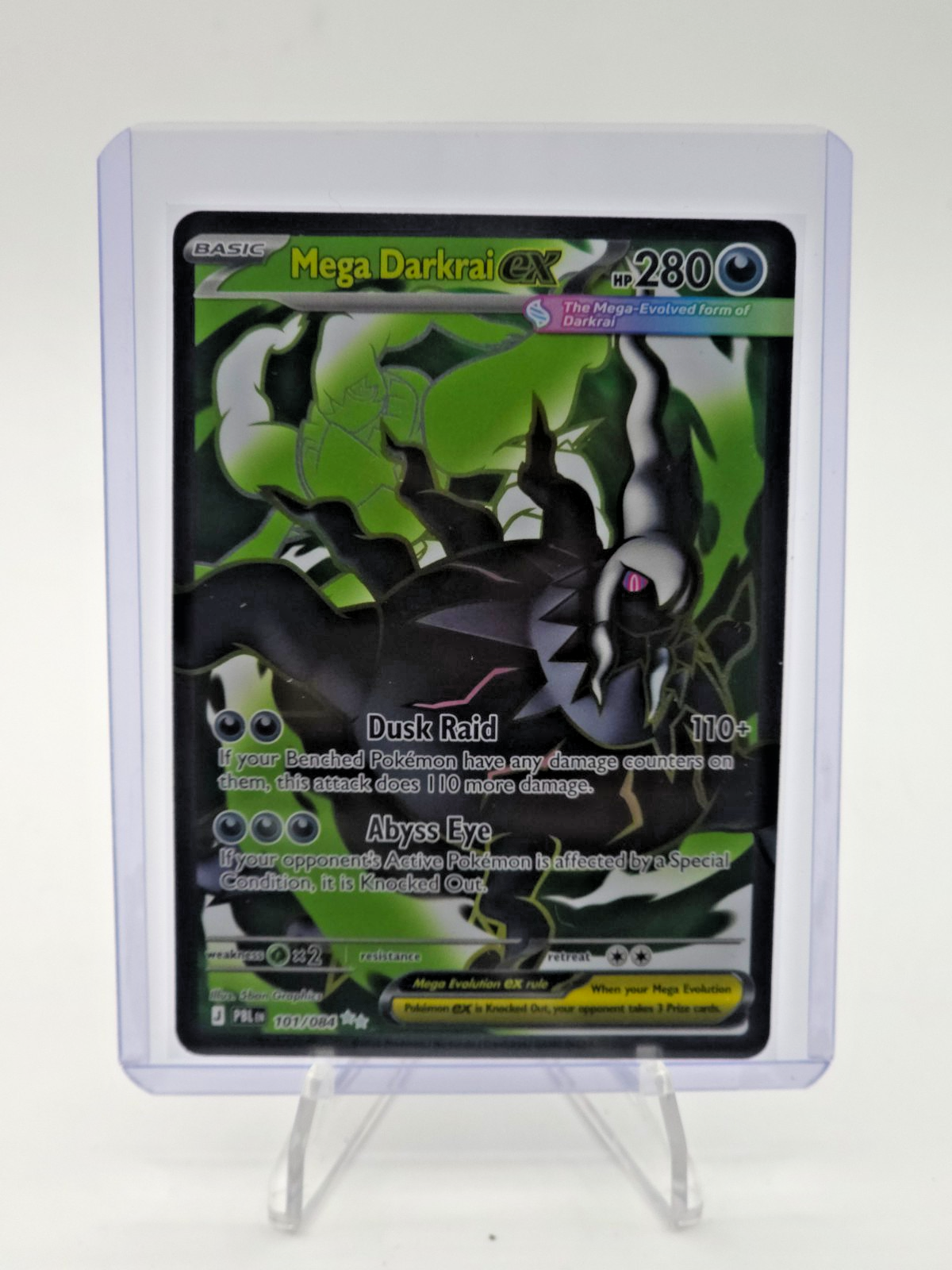 Mega Darkrai ex 101/084 Me05: Pitch Black Holo