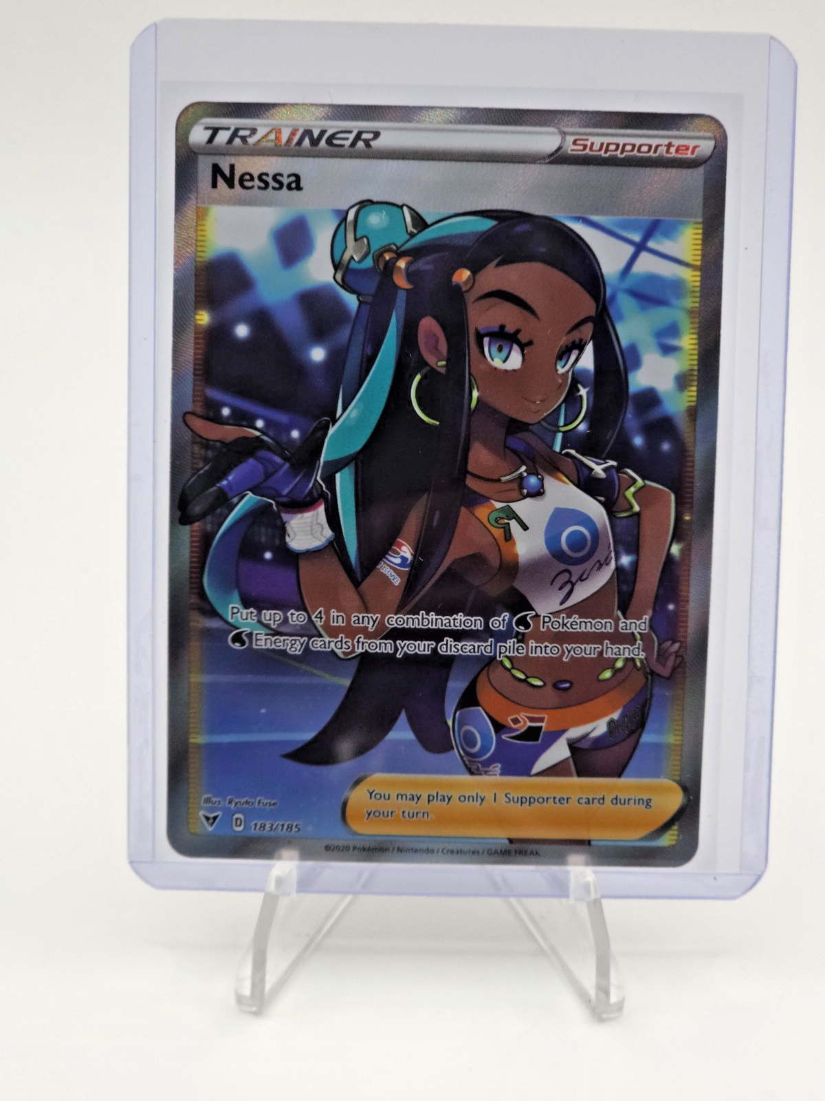 Nessa (Full Art) 183/185 Swsh04: Vivid Voltage Holo