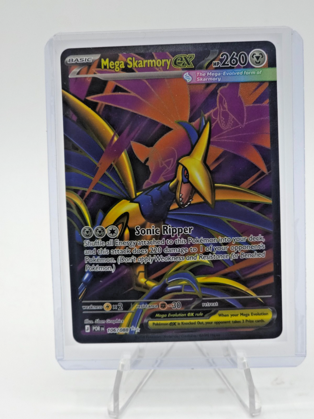 Mega Skarmory ex 106/088 Me03: Perfect Order Holo