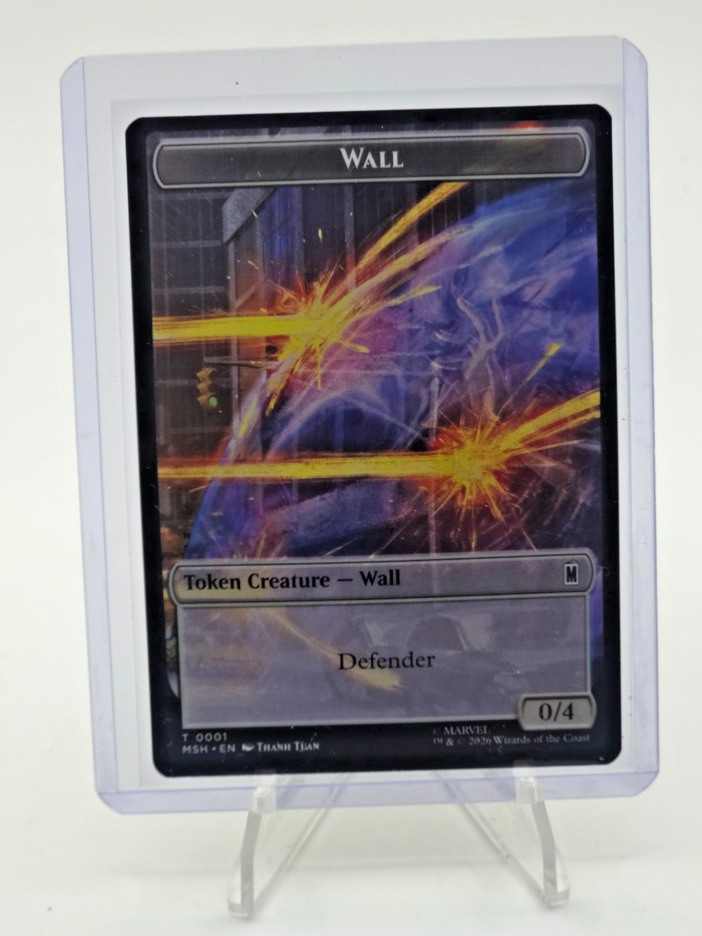 Wall / Alien token 001/011 marvel super heroes MTG