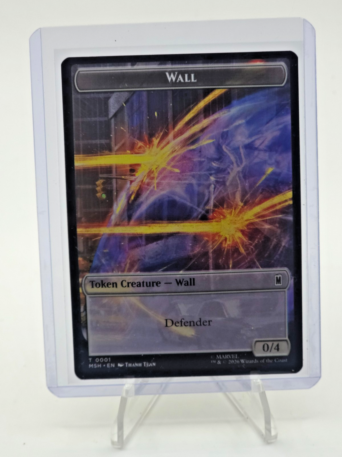 Wall / Alien token 001/011 marvel super heroes MTG