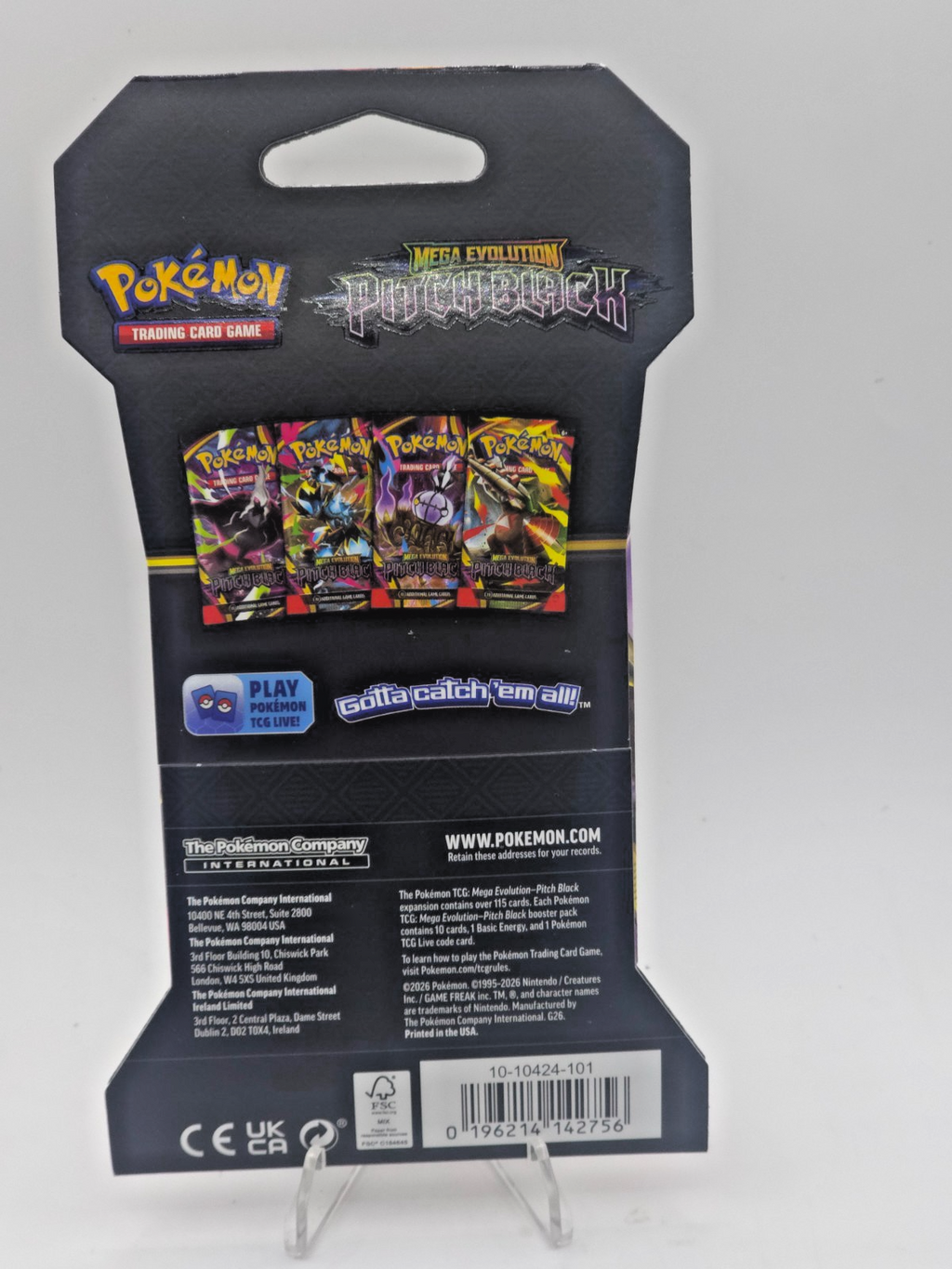 pokemon pitch black booster pack