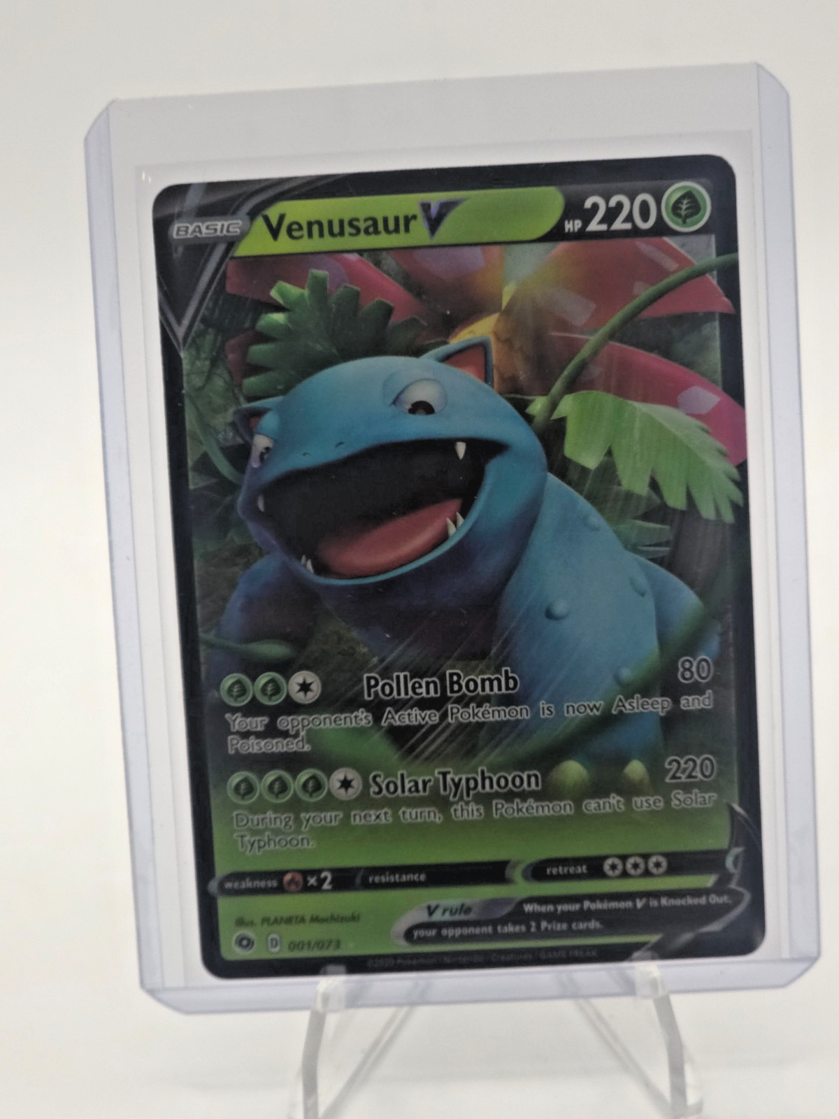 Venusaur V 01/73 Champions Path Holo