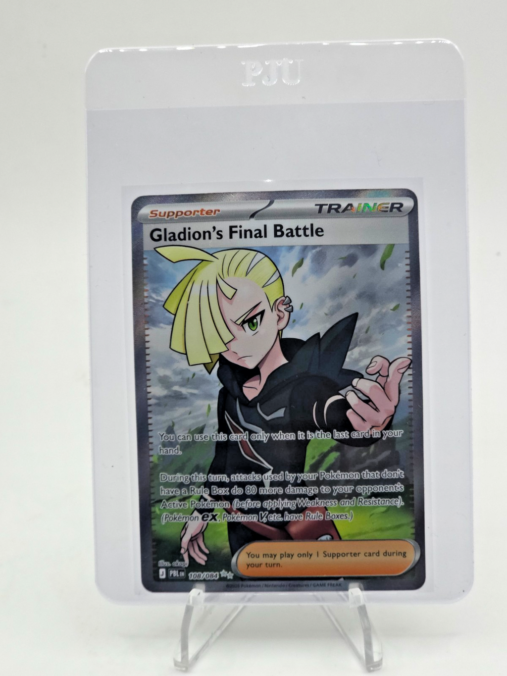 Gladion's Final Battle 108/084 Me05: Pitch Black Holo