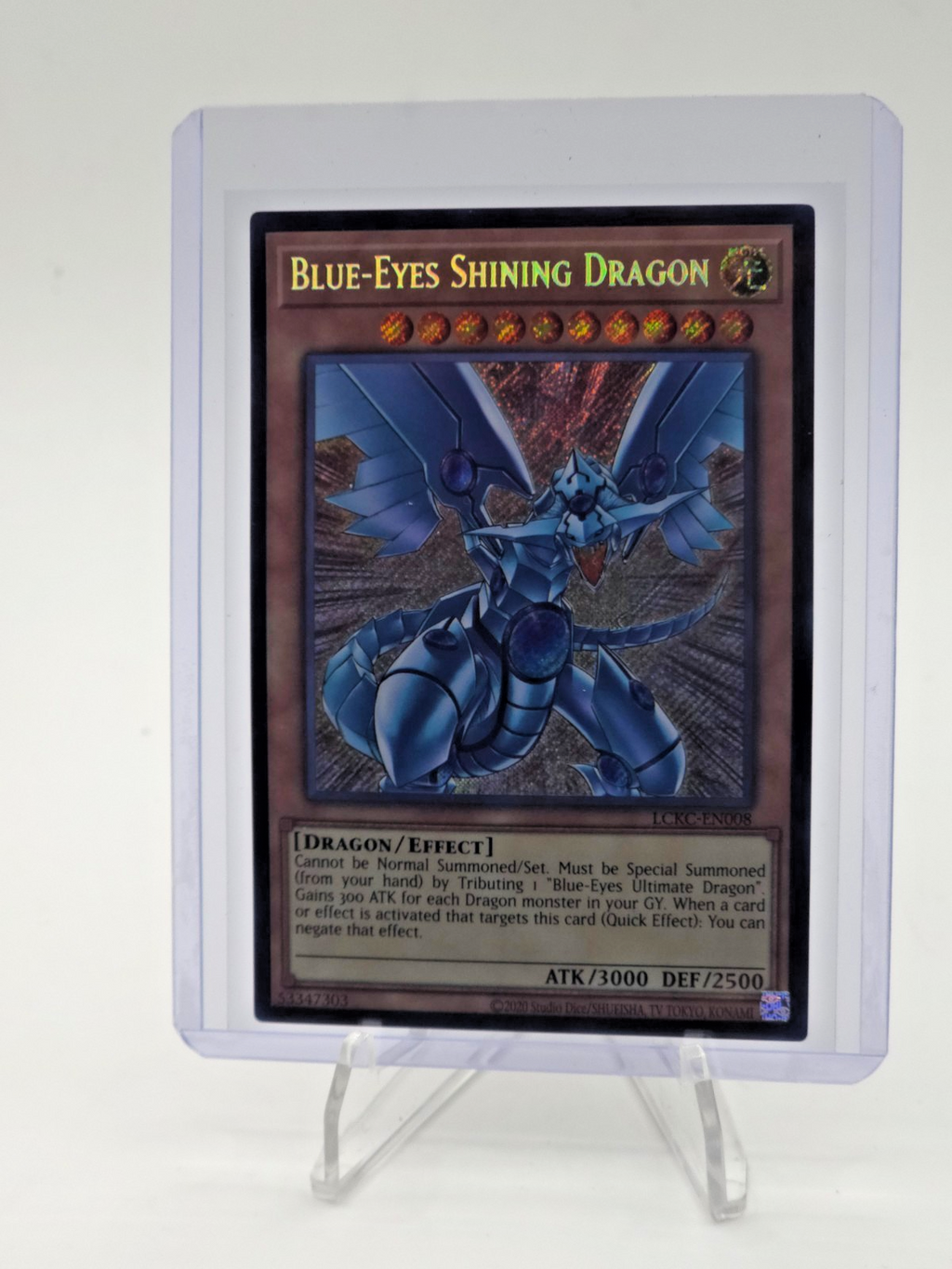 Blue-Eyes Shining Dragon LCKC-EN008 Legendary Collection Kaiba...