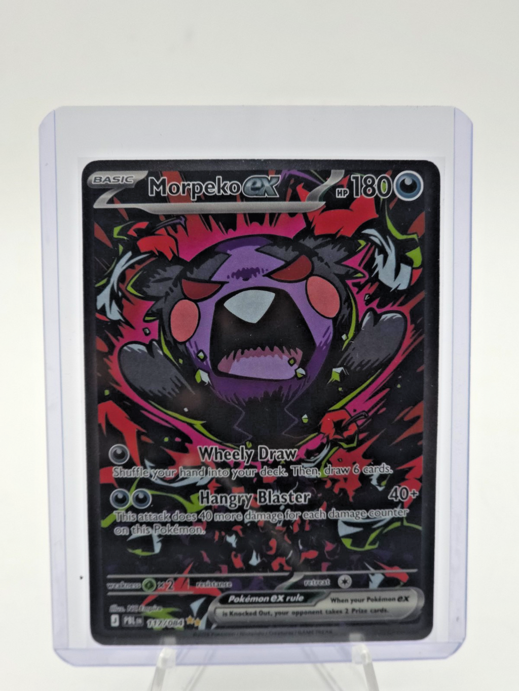 Morpeko ex 117/084 Me05: Pitch Black Holo