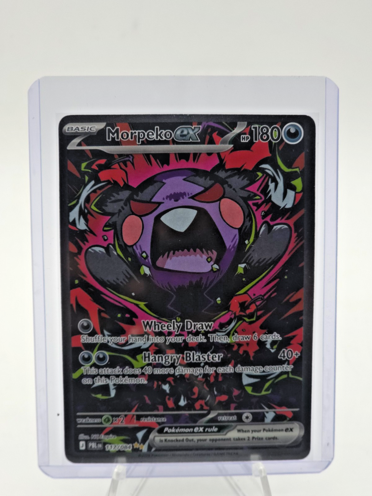 Morpeko ex 117/084 Me05: Pitch Black Holo