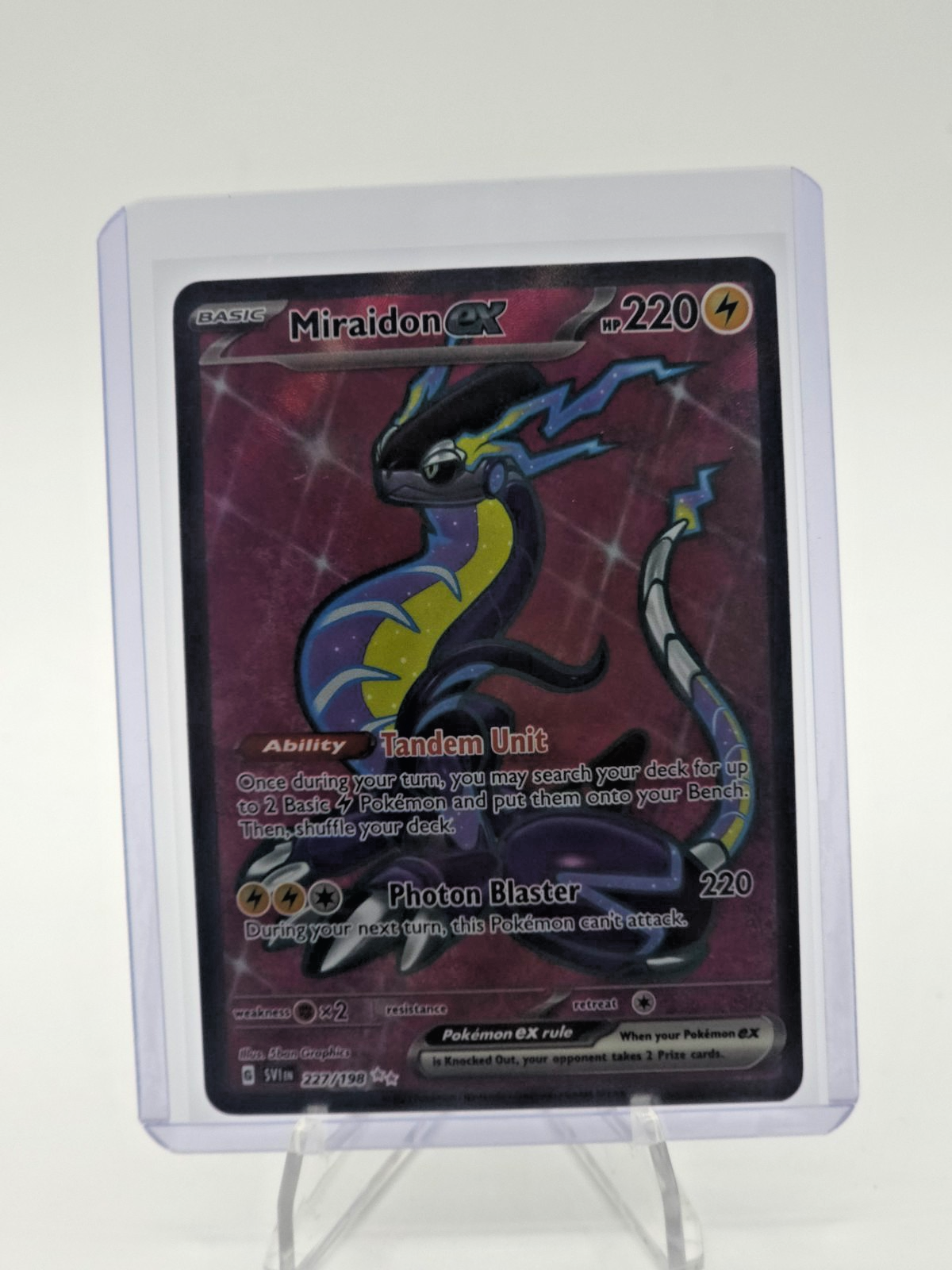 Miraidon ex 227/198 SV01: Scarlet & Violet Base Set Holo