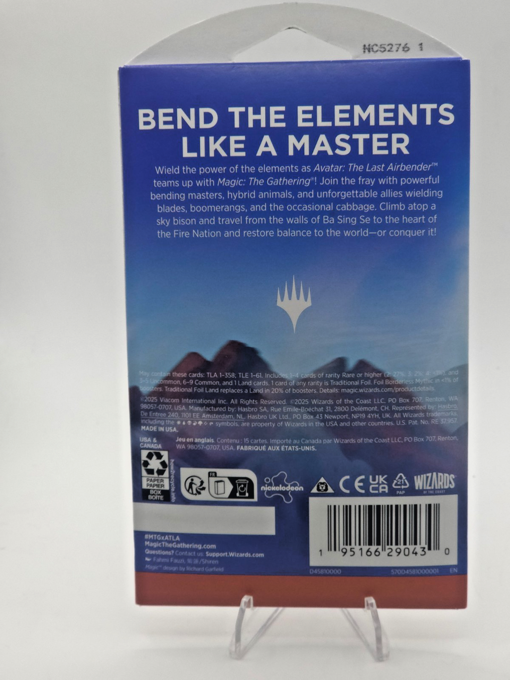 magic the gathering avatar the last airbender play booster