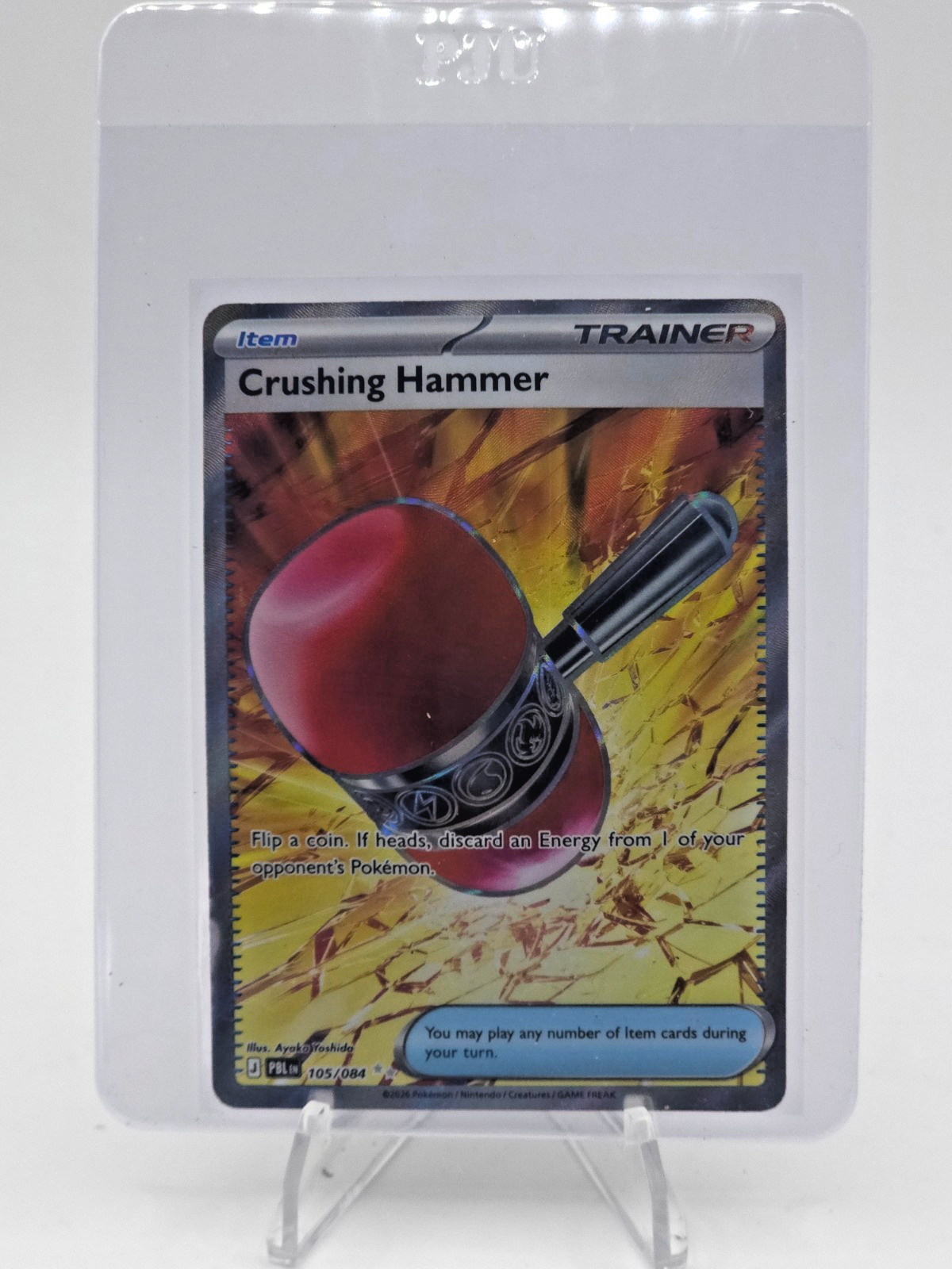 Crushing Hammer 105/084 Me05: Pitch Black Holo