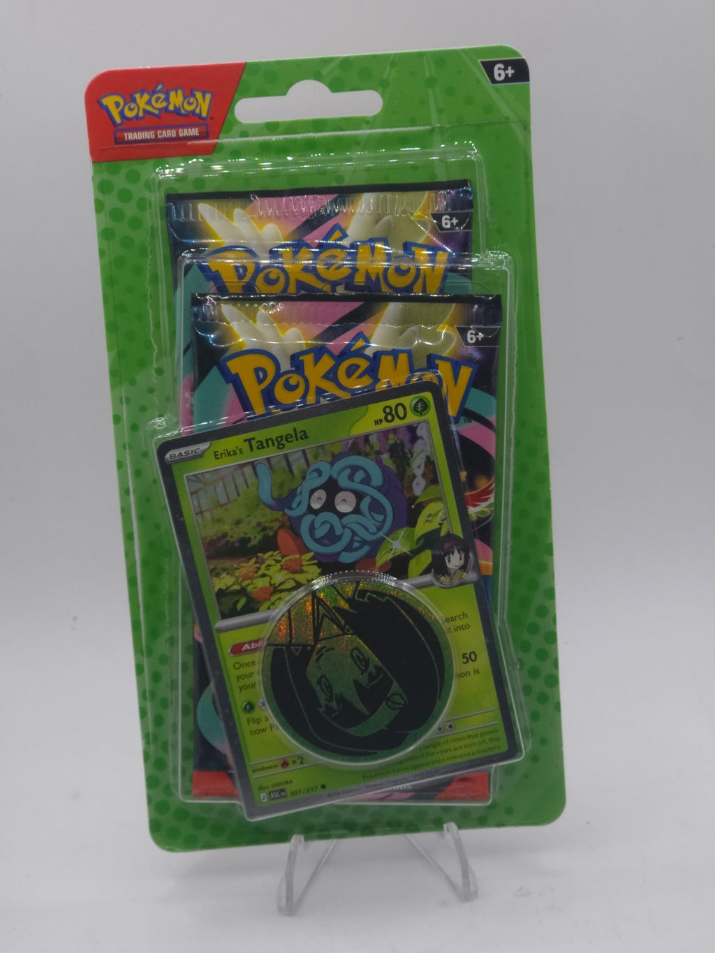 Pokemon TCG Ascended Heroes 2-Pack Blister Lot Erika Larry Collection Sealed