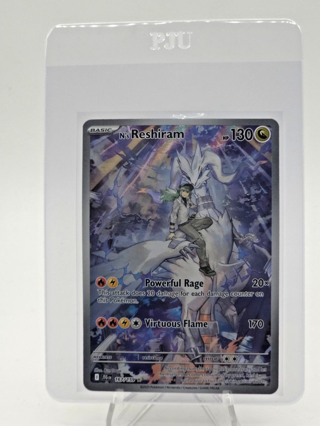 N's Reshiram 167/159 Sv09: Journey Together Holo