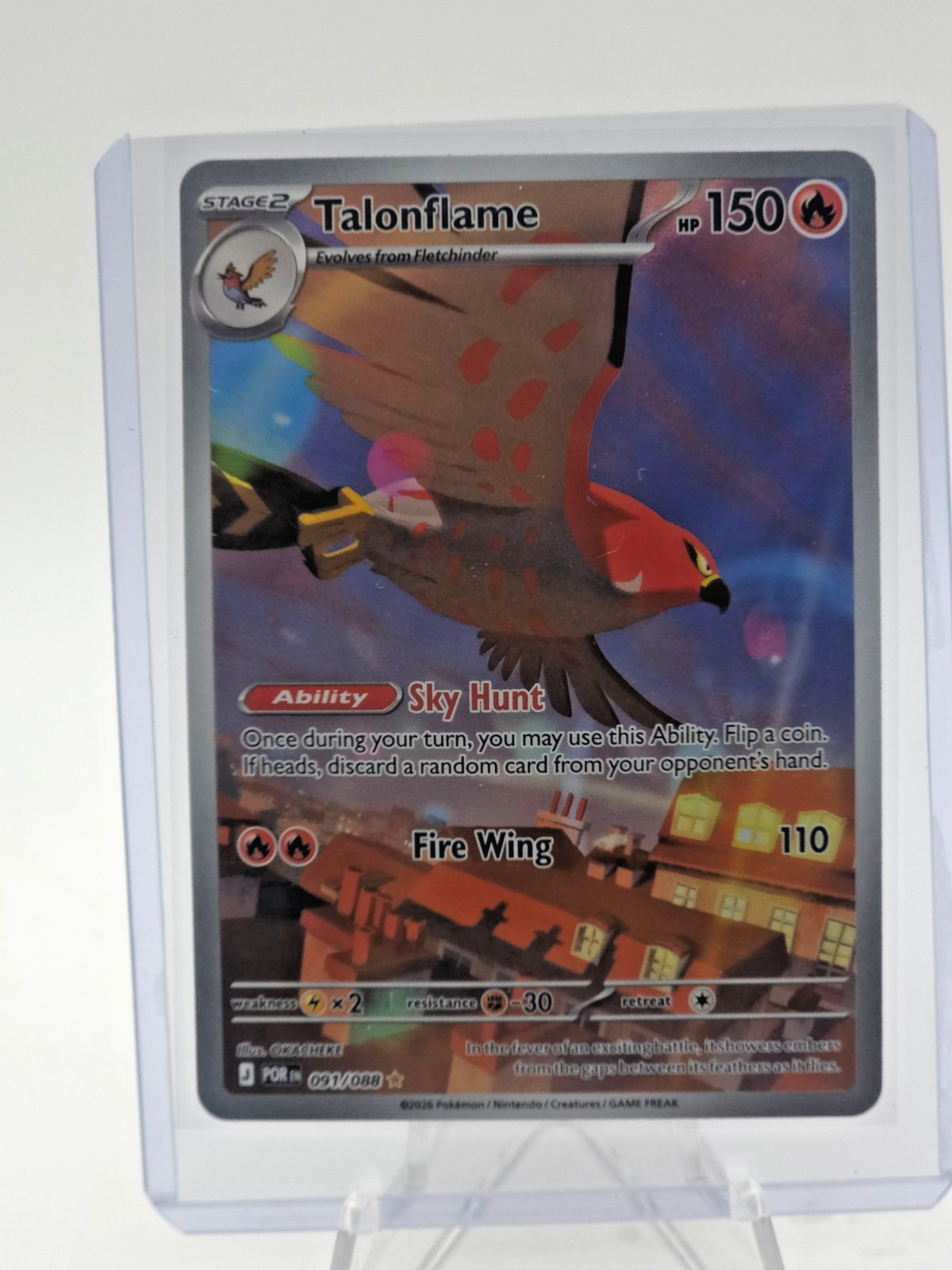Talonflame 091/088 Me03: Perfect Order Holo
