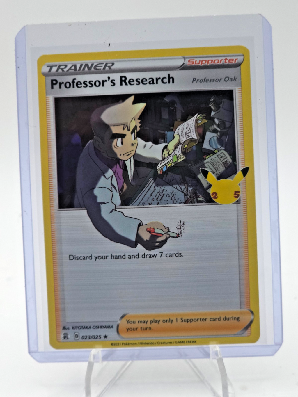 Professor's Research [Professor Oak] 023/025 Celebrations Holo