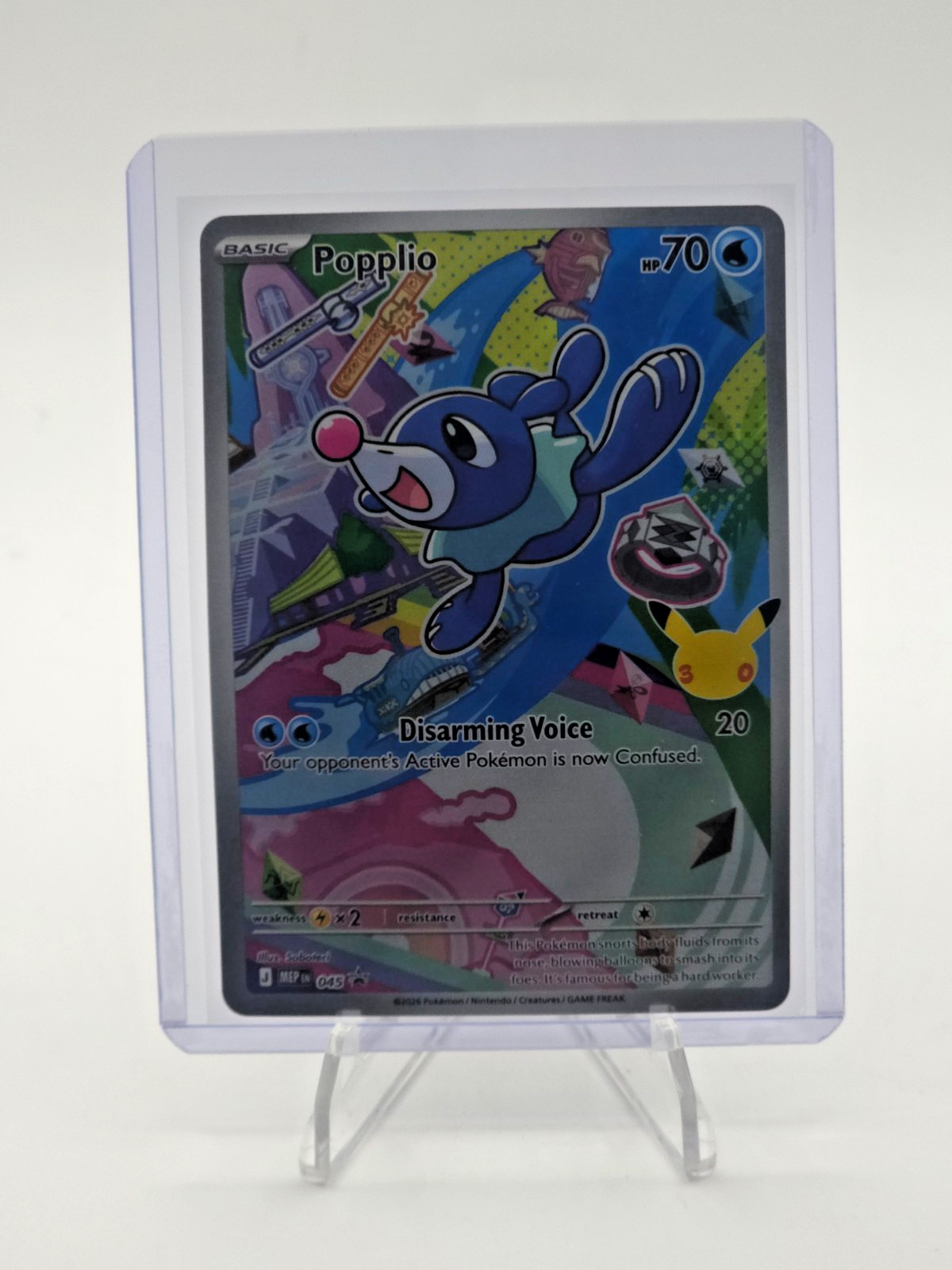 Popplio 045 Me: Mega Evolution Promo Holo