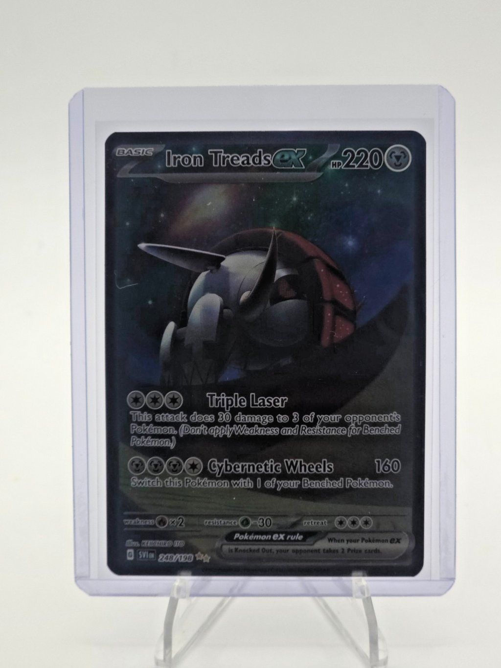 Iron Treads ex 248/198 SV01: Scarlet & Violet Base Set Holo