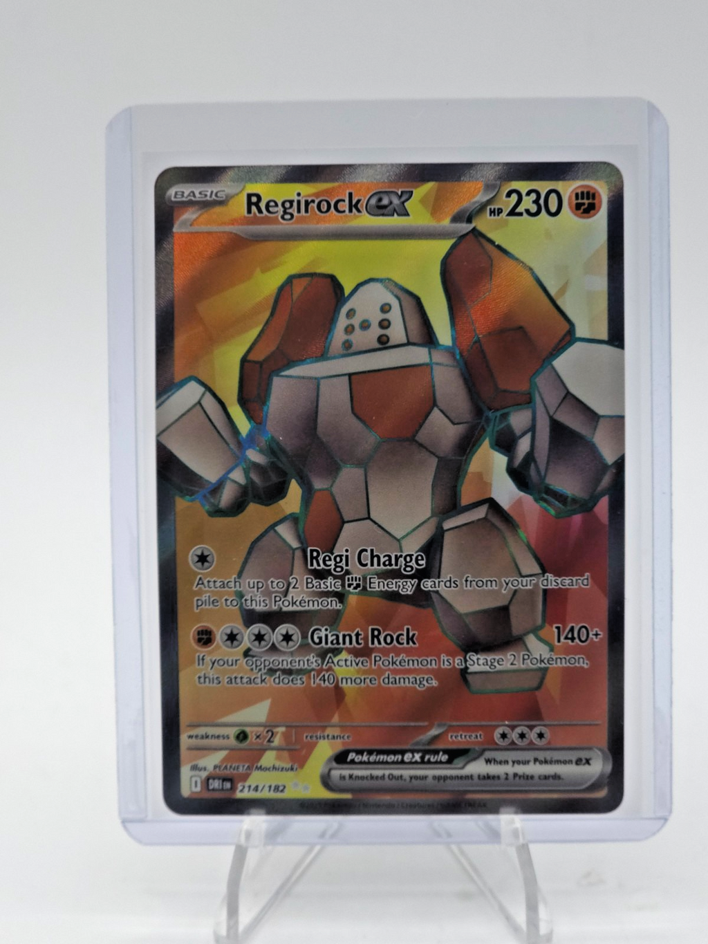 Regirock ex 214/182 Sv10: Destined Rivals Holo