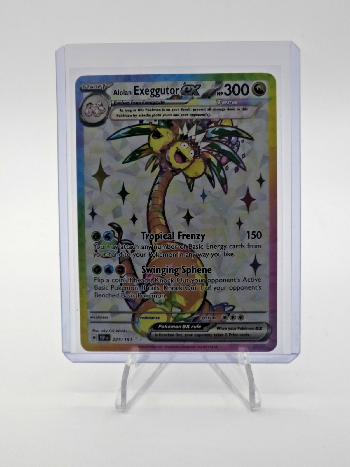 Alolan Exeggutor ex 225/191 Sv08: Surging Sparks Holo