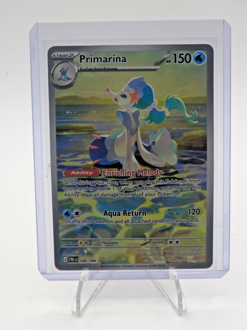 Primarina 088/084 Me05: Pitch Black Holo