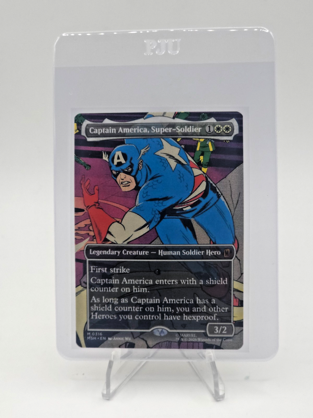Captain America, Super-Soldier (Borderless) (0316) Marvel Super Heroes Regular