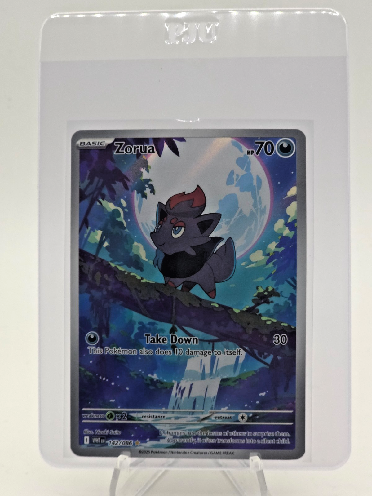 Zorua 142/086 Sv: White Flare Holo