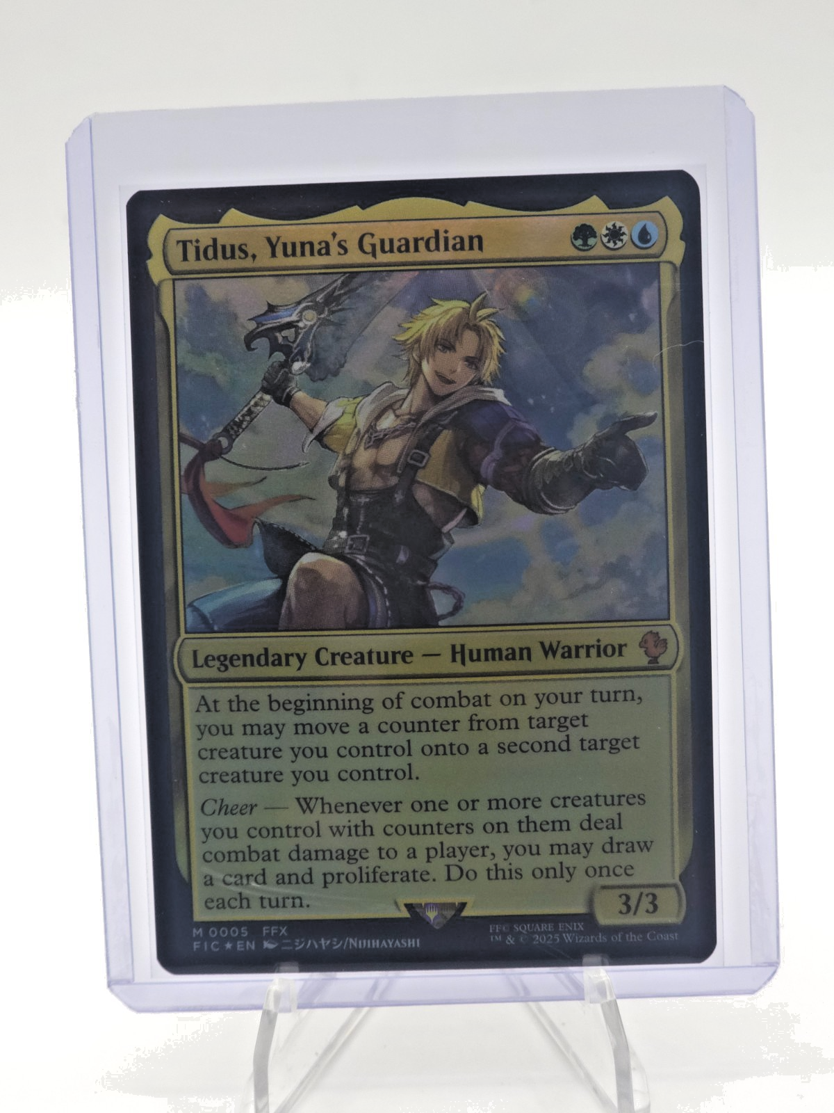 Tidus, Yuna's Guardian Commander: Final Fantasy Foil