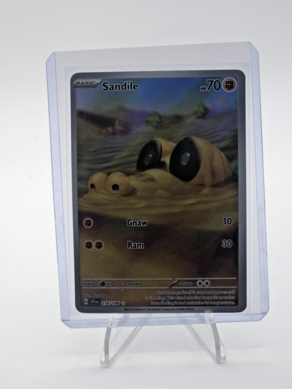Sandile 216/198 SV01: Scarlet & Violet Base Set Holo