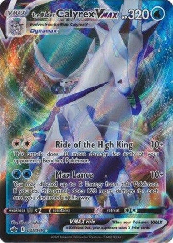Ice Rider Calyrex VMAX 046/198 Swsh06: Sword & Shield - Chilling Reign Holo